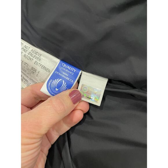 Canada Goose Navy Women's S Solaris Shelburne Fur Trim Down Parka Winter Coat - Picture 8 of 12